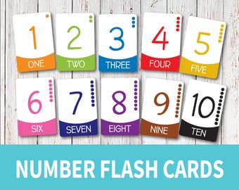Range flash playing cards Etsy graphic regarding Number Flash Cards Printable 1-20 called Selection flash playing cards Etsy